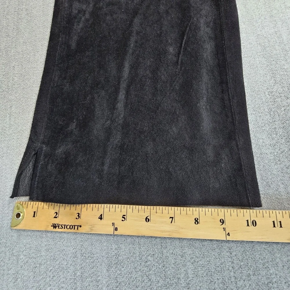 Provence D'amore Women's Black Suede Leather Capri Sz 8‎
